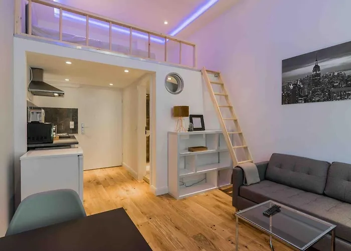 Lägenhet Stylisches Studio Mit Galerie-Schlafplatz *